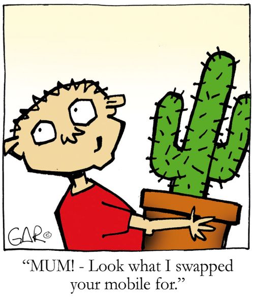 MUM Look what I swapped your mobile for