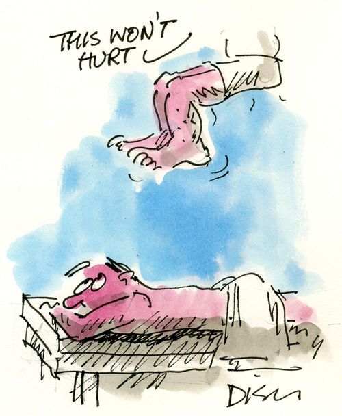 'This won't hurt.'