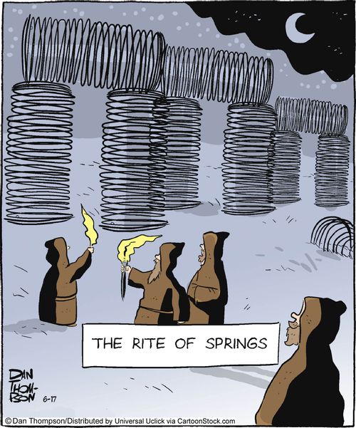 The rite of springs.