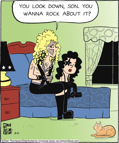 'You look down, son. You wanna rock about it?'