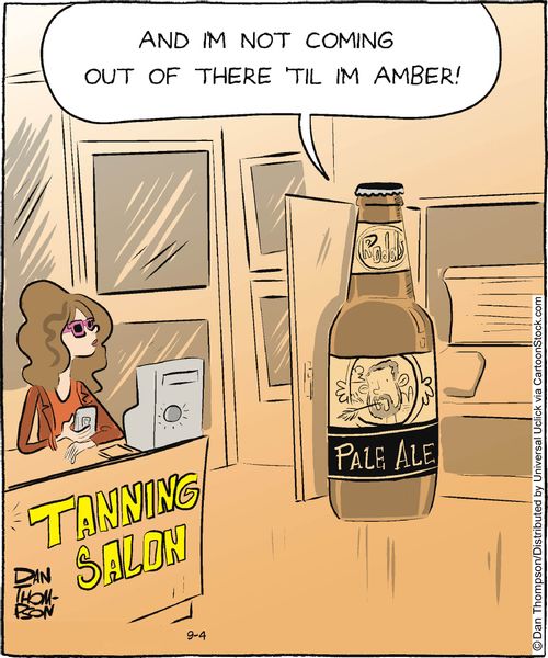 'And I'm'm not coming out of there 'til I'm amber!'
