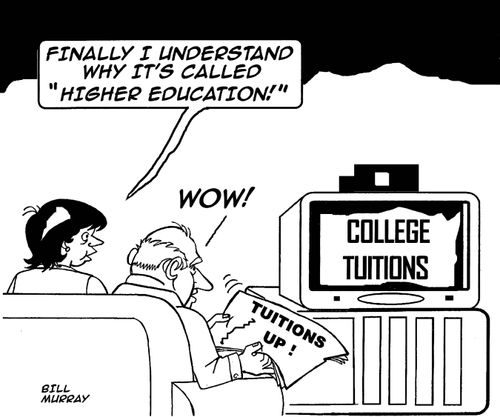 Finally I understand why it's called 'Higher Education!'
