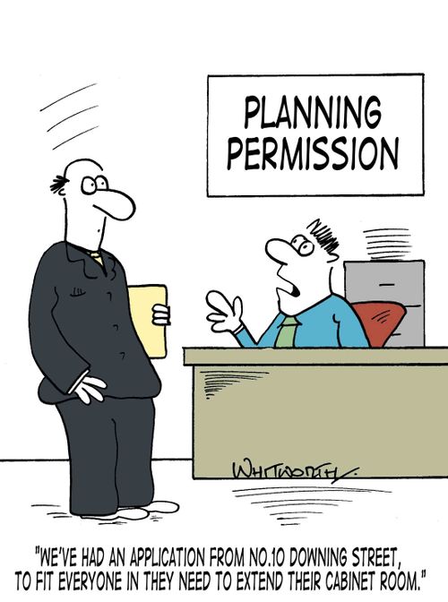 'We've had an application from No.10 Downing Street. . . they need to extend their cabinet room.'