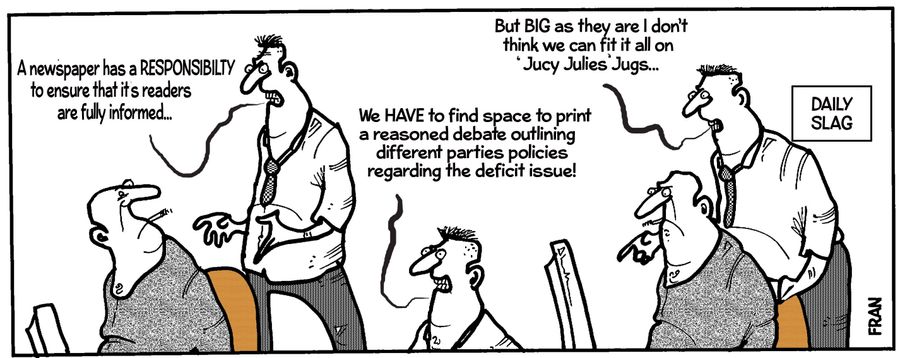 "A newspaper has a responsibility to ensure that its readers are fully informed."