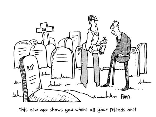 "This new app shows you where all your friends are!"