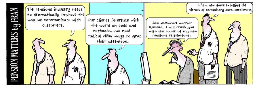 "The pensions industry needs to dramatically improve the way we communicate with customers."
