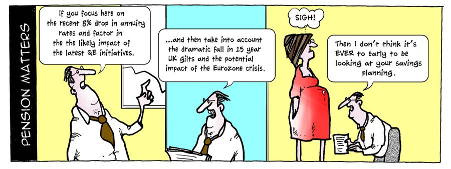 "I don't think it's ever to early to be looking at your savings planning."