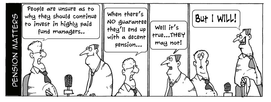 "People are unsure as to why they should continue to invest in highly paid fund managers..."