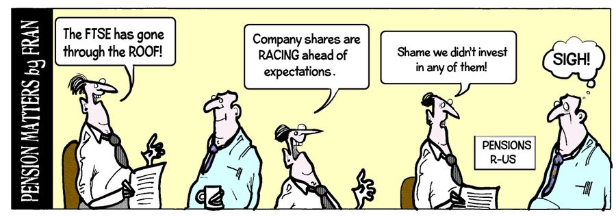 "The FTSE has gone through the roof!"