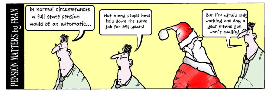 "In normal circumstances a full state pension would be an automatic..."