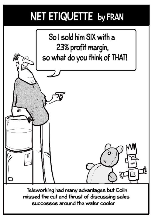 "So I sold him six with a 23% profit margin, so what do you think of that!"