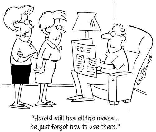 "Harold still has all the moves...he just forgot how to use them."