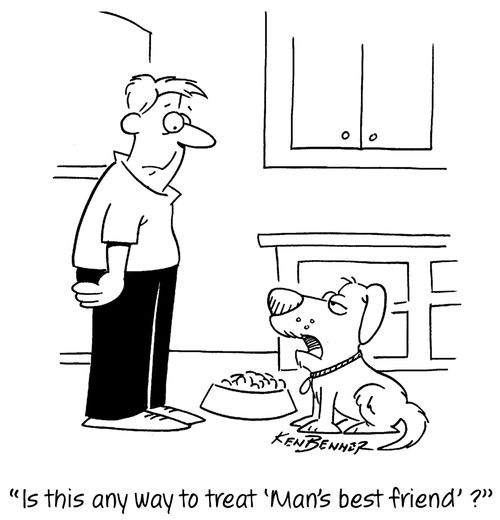 "Is this any way to treat 'Man's best friend'?"