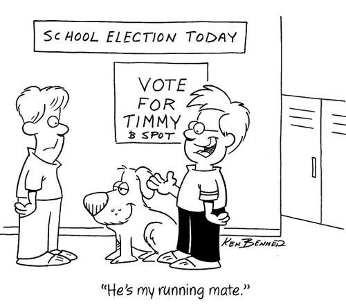 "He's my running mate."