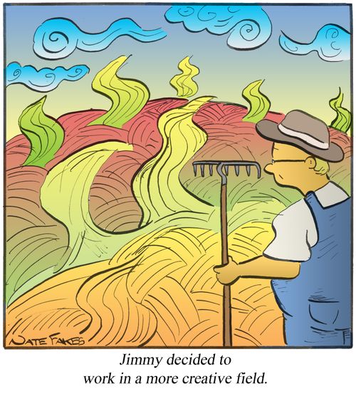 Jimmy decided to work in a more creative field.