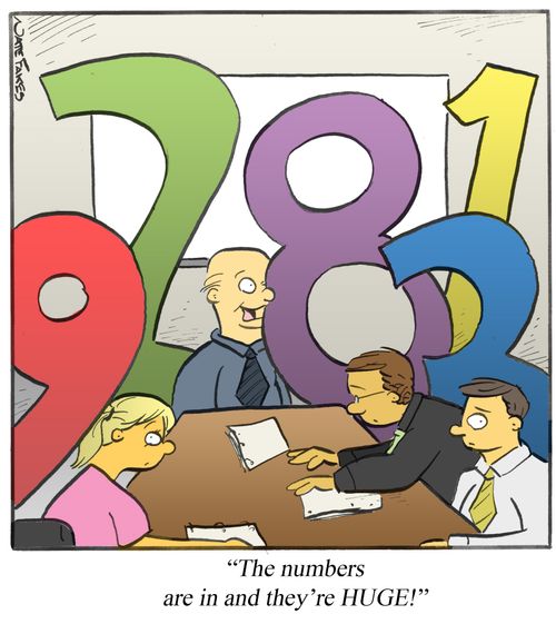 "The numbers are in and they're HUGE!"