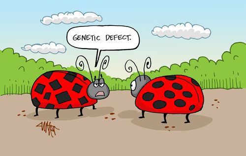 "Genetic defect."
