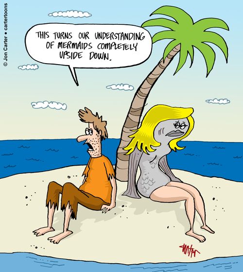 "This turns our understanding of mermaids completely upside down."