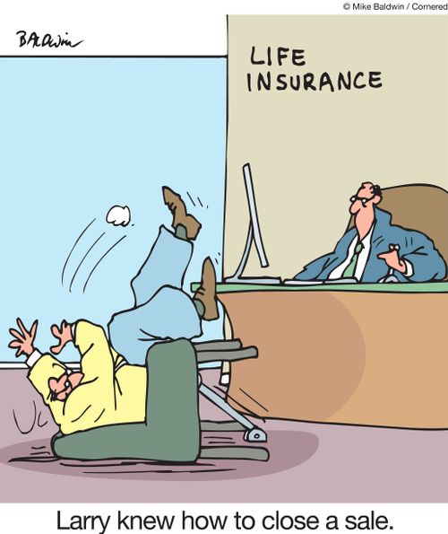 Larry knew how to close a sale.