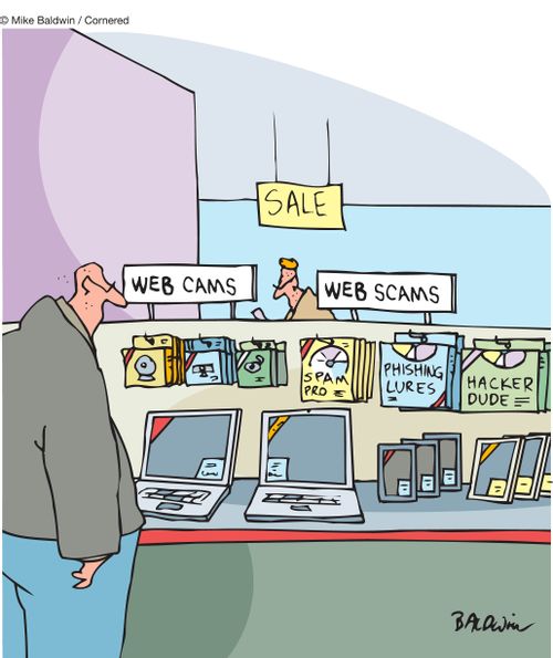 Web cams. Web scams