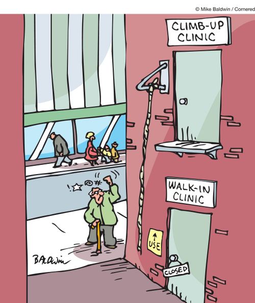 Walk-in Clinic and Climb up Clinic.