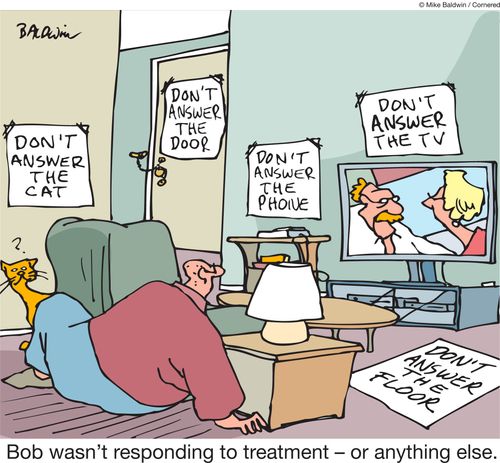 Bob wasn't responding to treatment - or anything else.