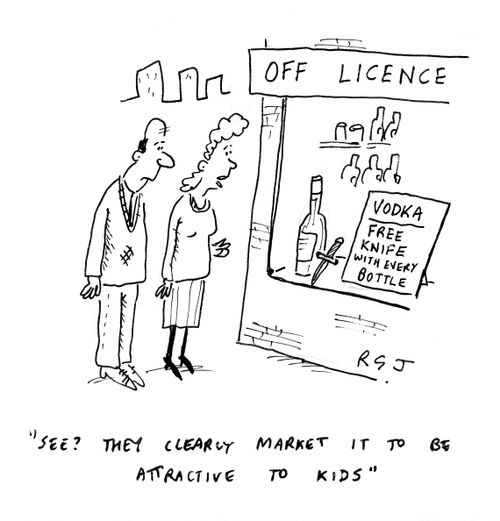 'See? They clearly market it to be attractive to kids.'