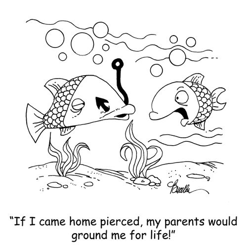 'If I came home pierced, my parents would ground me for life!'