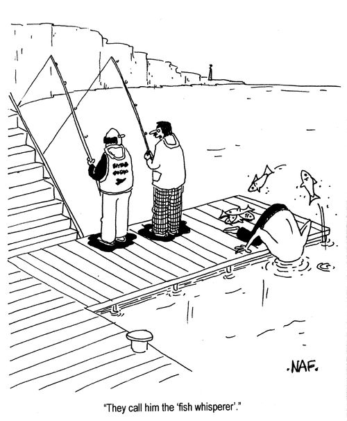 'They call him the 'fish whisperer'.'