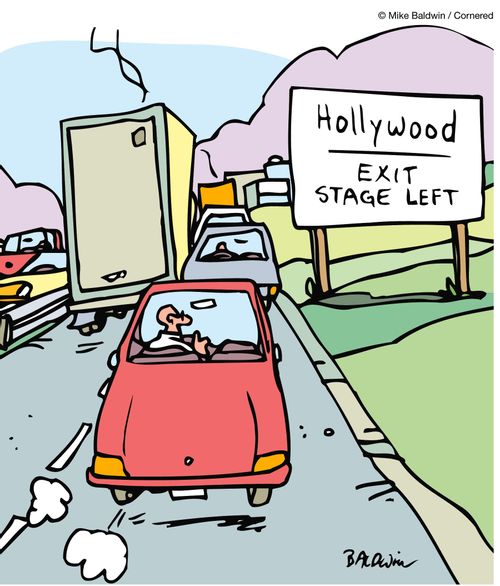 Hollywood - Exit Stage Left.