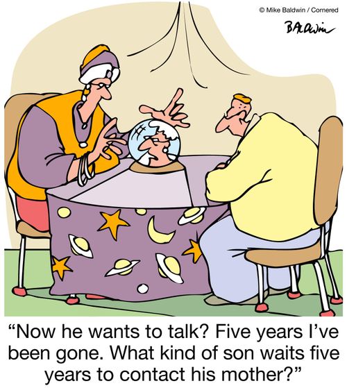 'Now he wants to talk? Five years I've been gone. What kind of son waits five years to contact his mother?'