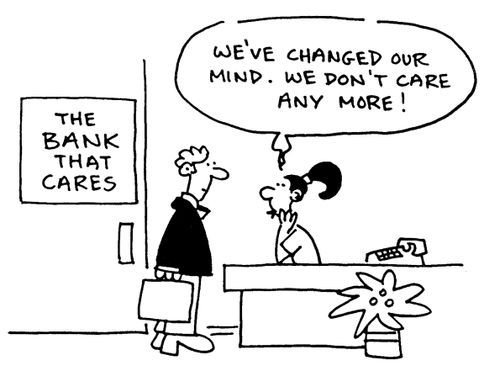 'We've changed our mind. We don't care any more!'