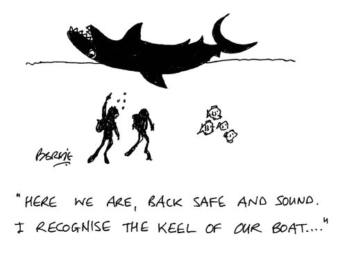 'Here we are, back safe and sound...'