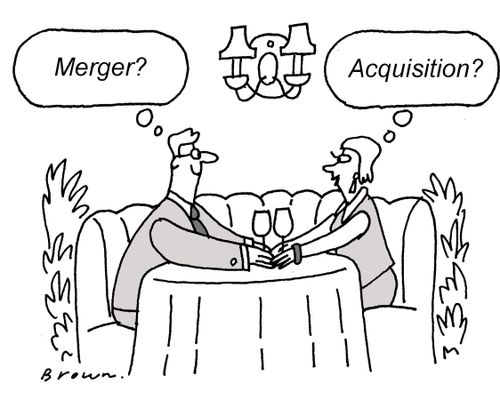 Mergers or acquisitions.