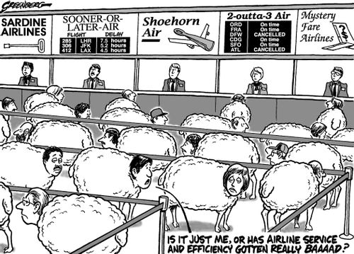 Airline service.