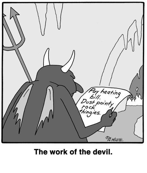 The work of the devil.