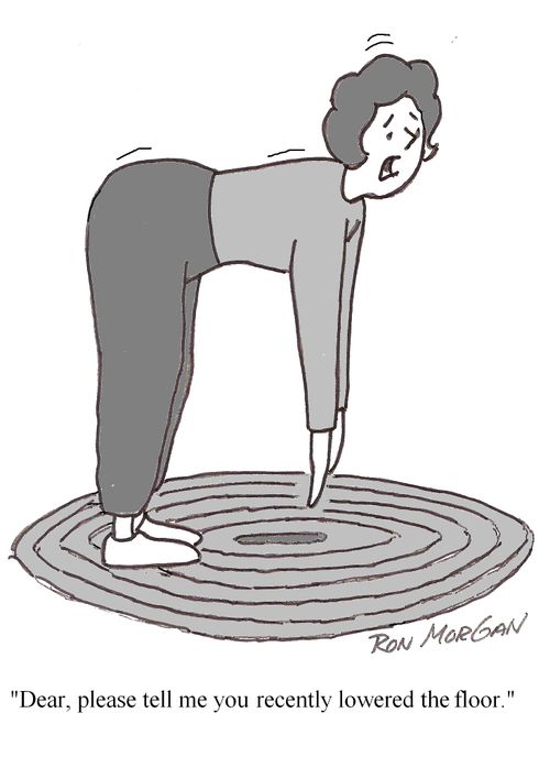 "Please tell me you recently lowered the floor."