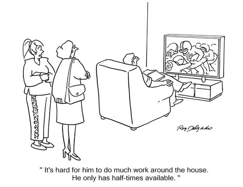 'It's hard for him to do much work around the house. He only has half-times available.'