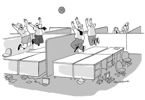 Office Volleyball.