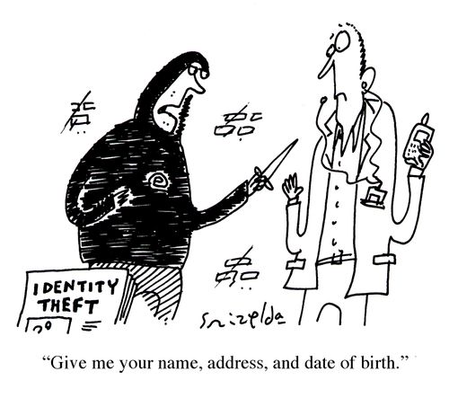 "Give me your name, address, and date of birth."