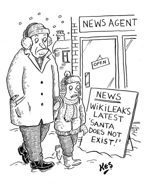 Wikileaks latest: Santa does not exist.