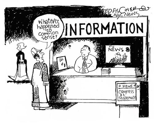 "Whatever happened to common sense?"