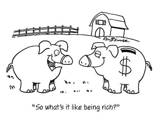 "So what's it like being rich?"