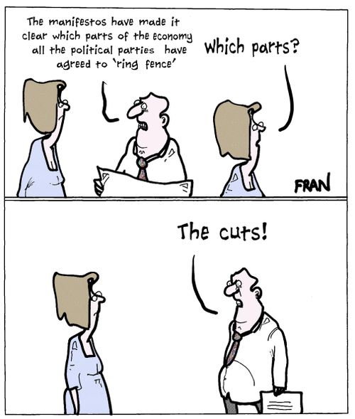 "The manifestos have made it clear which parts of the economy all the political parties have agreed to 'ring fence'."