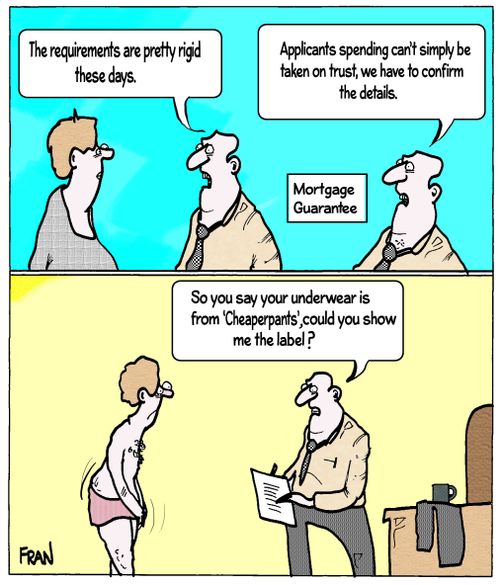 "The requirements are pretty rigid these days..."