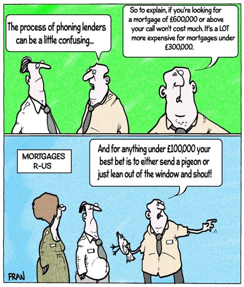 "The process of phoning lenders can be a little confusing..."