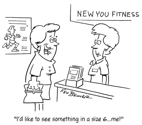 "I'd like to see something is a size 6...me!"