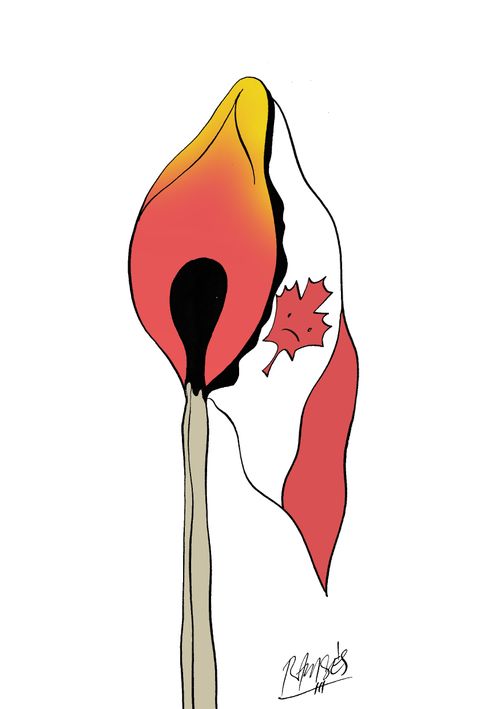 Alberta on fire