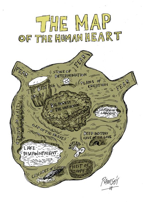 The Map of the Human Heart