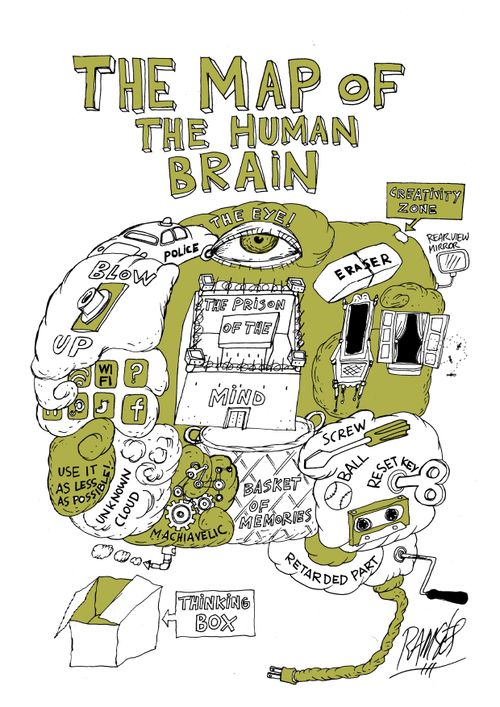 The Map of the human brain